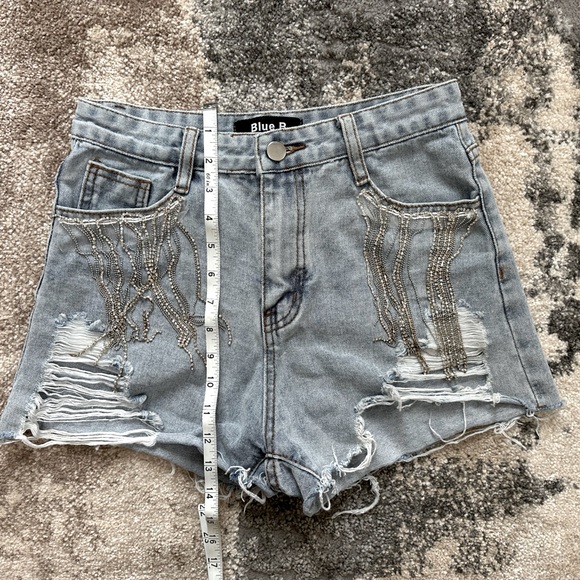 Rhinestone Bella B Shorts (S) (25/26) - Picture 5 of 8
